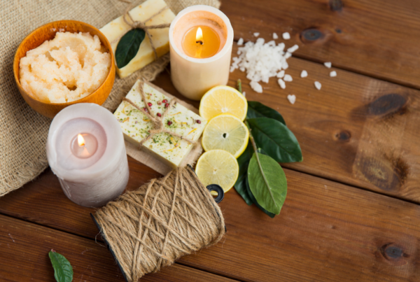 making and selling candles and soaps