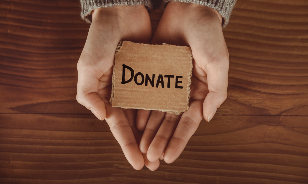 donating survey points to charity
